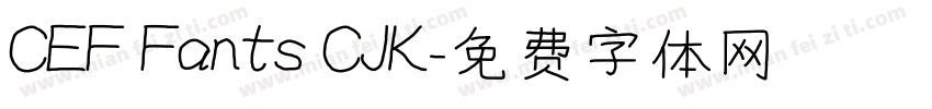 CEF Fants CJK字体转换